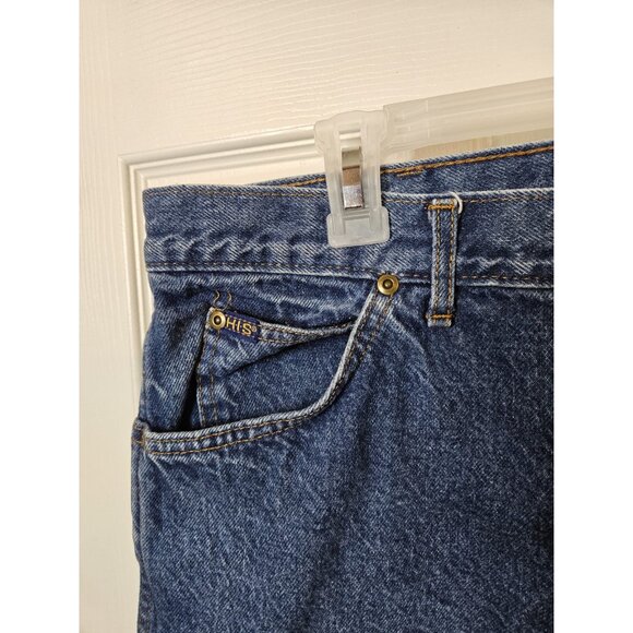 Vintage HIS Jeans Mens 36x34 Made USA 90s Acid Wash Meduim H.I.S. - Picture 4 of 12